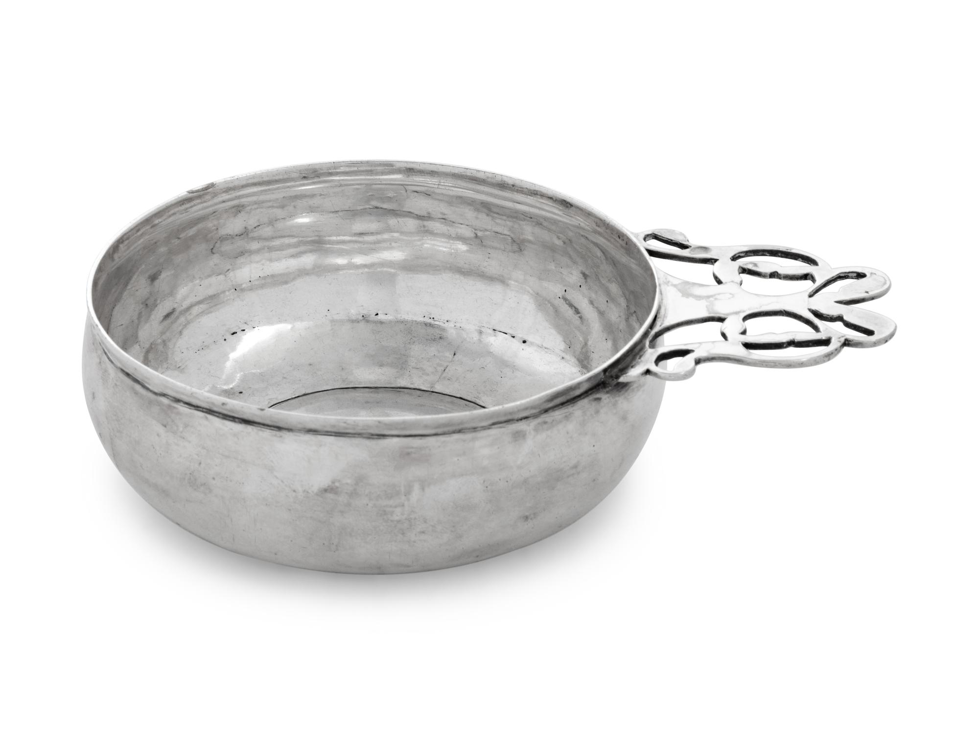 An American Silver Porringer