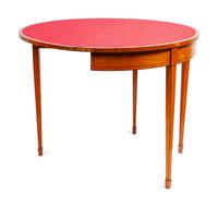 A Pair of Hepplewhite Game Tables