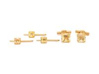 YELLOW GOLD AND YELLOW SAPPHIRE DRESS SET