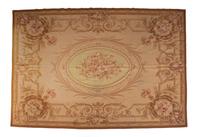 A Chinese Aubusson Design Needlework Rug 13 feet 7 x 7 feet 3 1/2 inches. — 20TH CENTURY