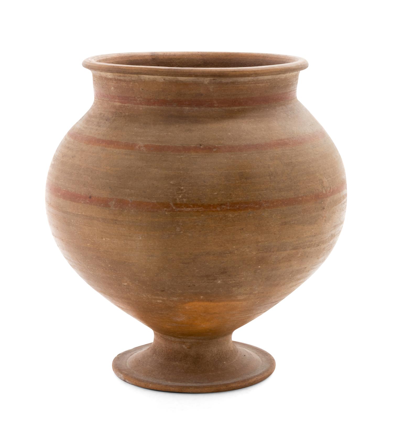 A Mediterranean Style Earthenware Vase
