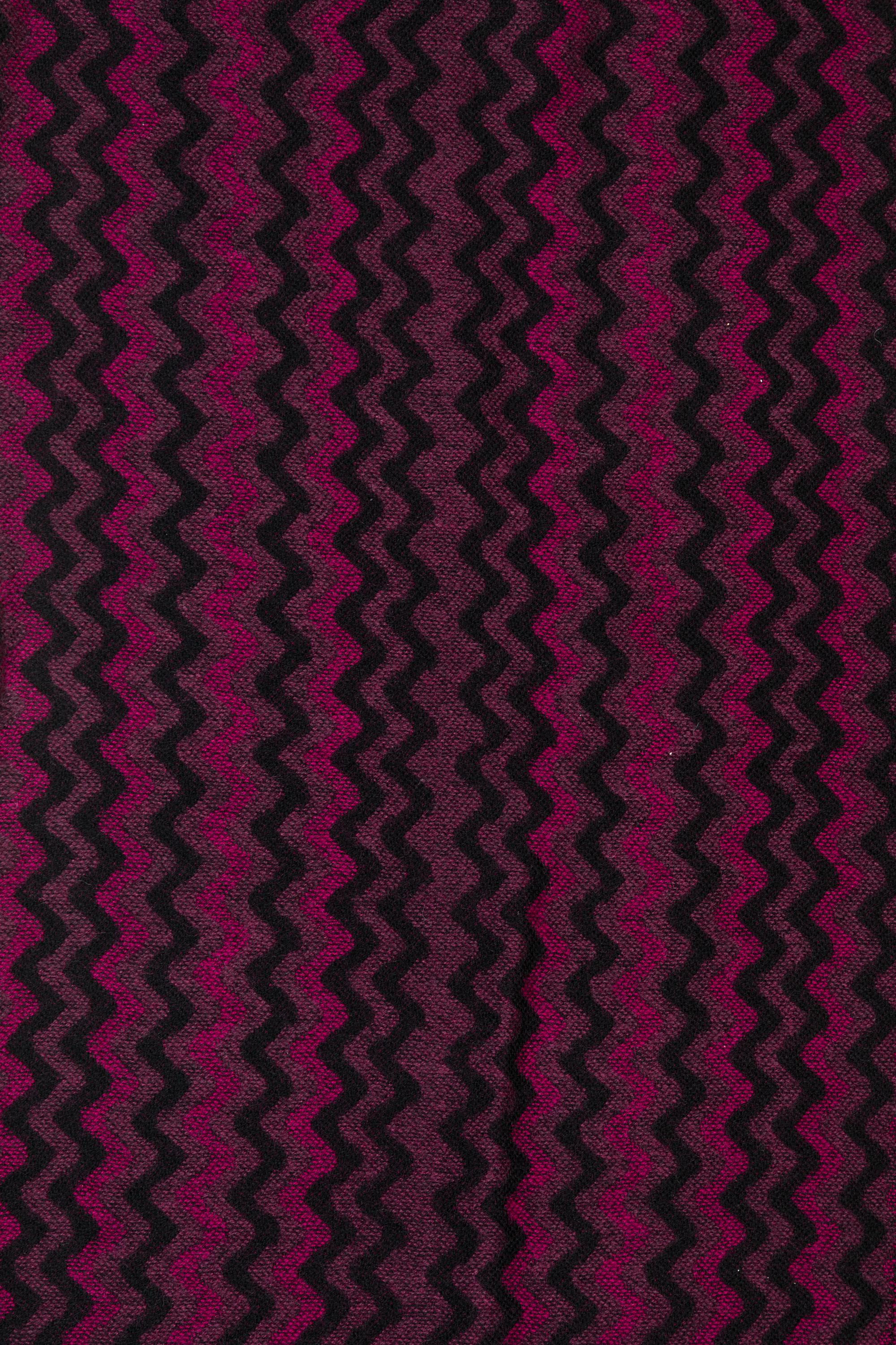 Missoni Pink and Black Scarf, 1990-2000s