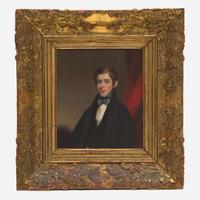 Lam Qua (Chinese, 1801-1860) Portrait of Silas Weir Lewis (1819-1888) of Philadelphia, PA, circa 1840