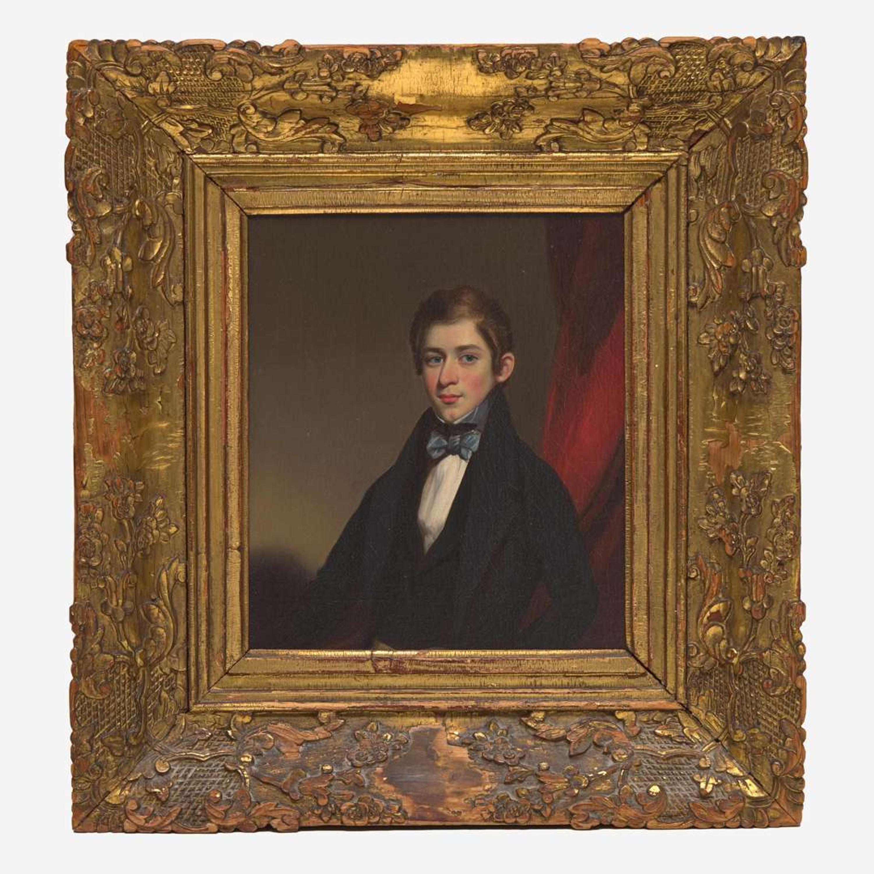Lam Qua (Chinese, 1801-1860) Portrait of Silas Weir Lewis (1819-1888) of Philadelphia, PA, circa 1840