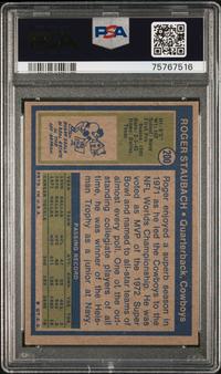 A Group of 1970s Hall of Fame PSA Graded Rookie Football Cards,