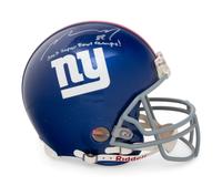 A Group of Signed Autograph Football Items Including Joe Namath