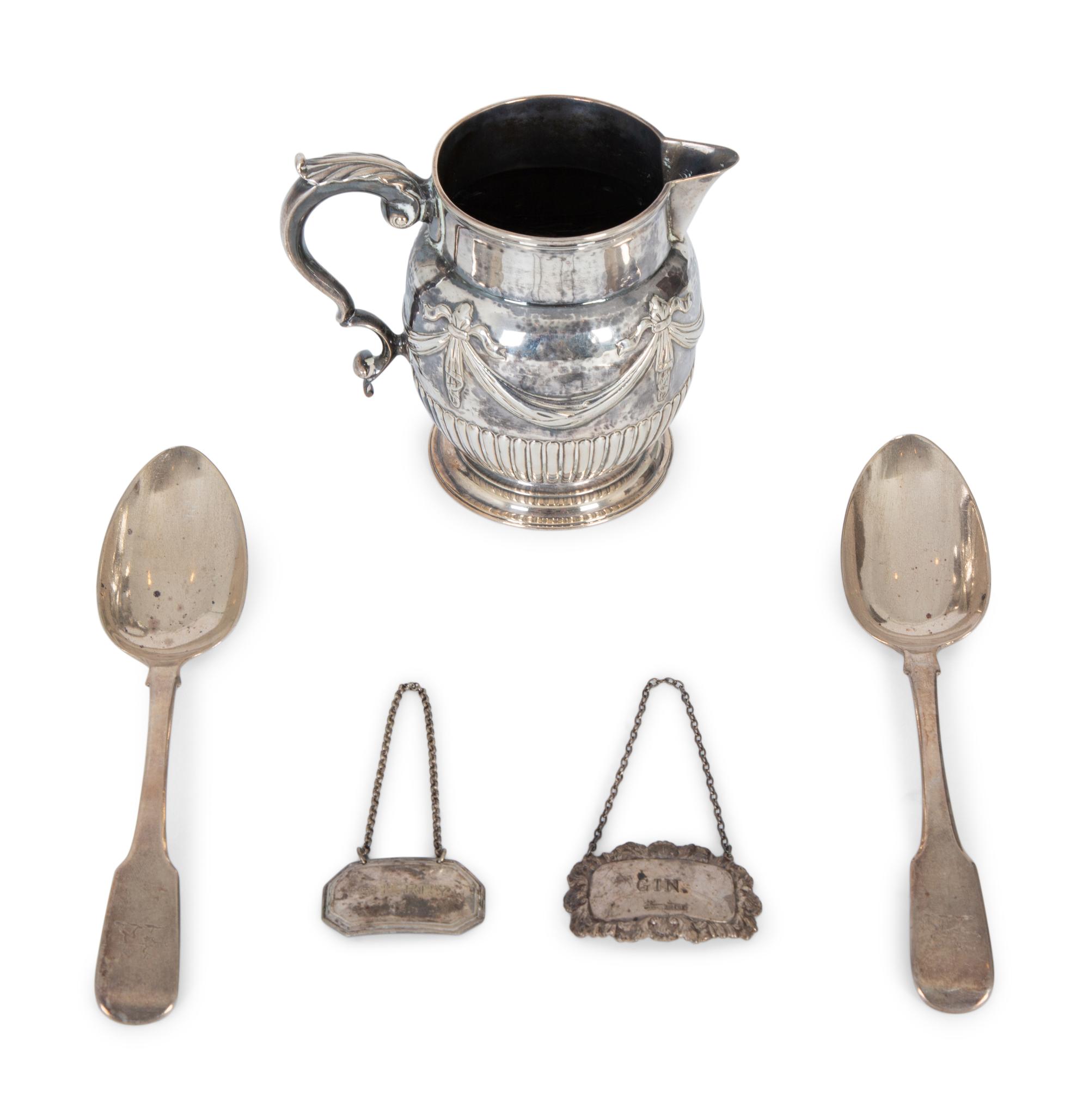 A Group of English and Scottish Silver Items