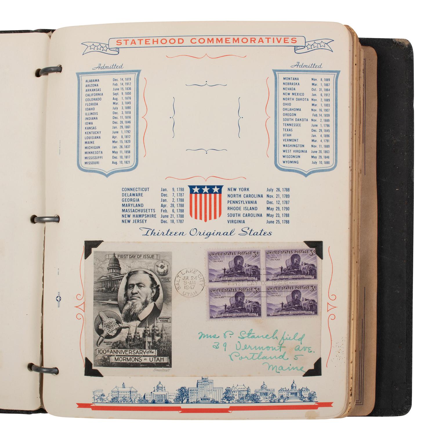 [POLITICS] Commemorative first day of issues. [ With: ] Eisenhower TLS with Lincoln portrait.