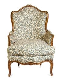 A Louis XV Painted Bergere Height 40 inches. — 19TH CENTURY