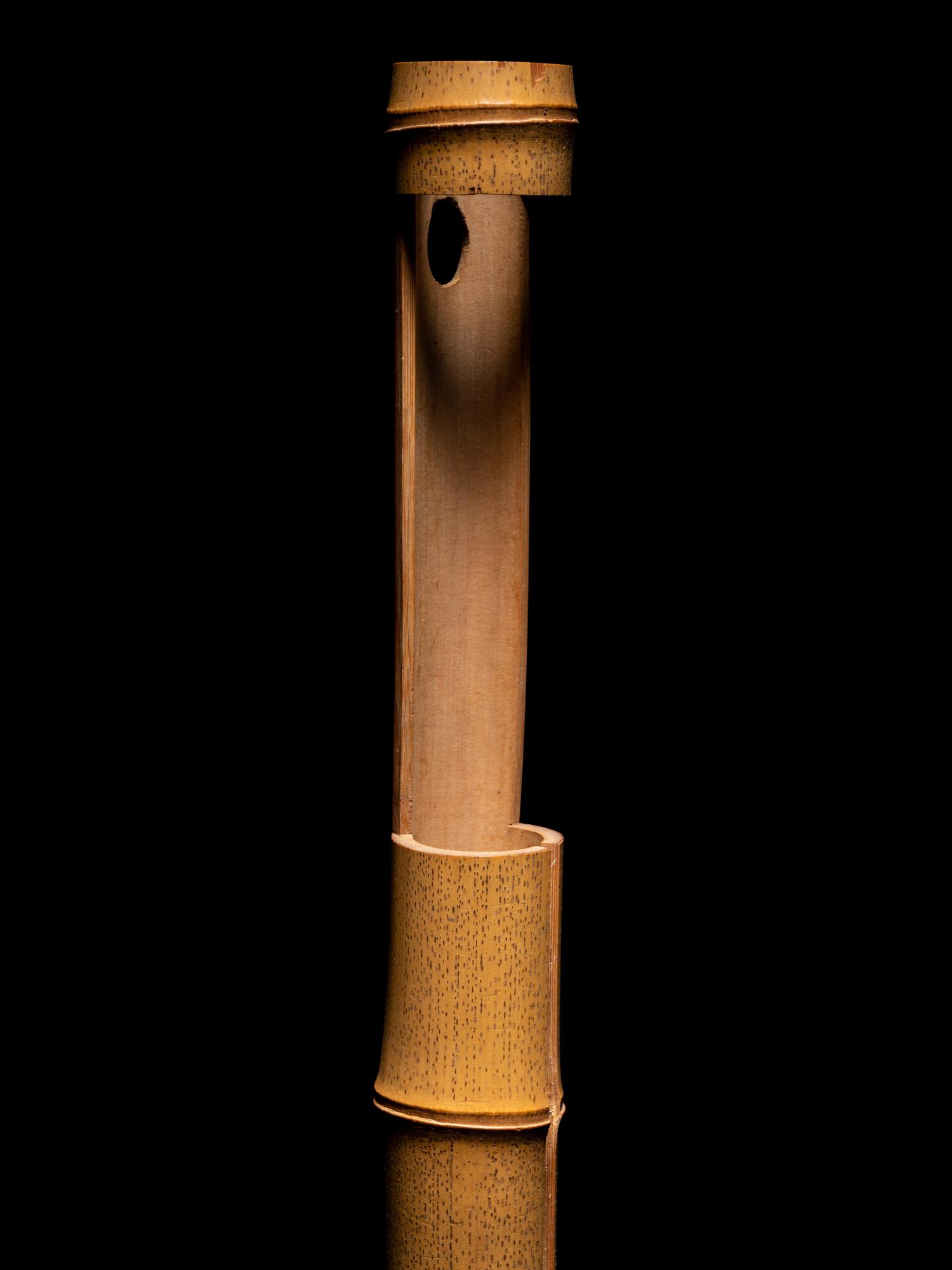 A Japanese Bamboo Flower Pot