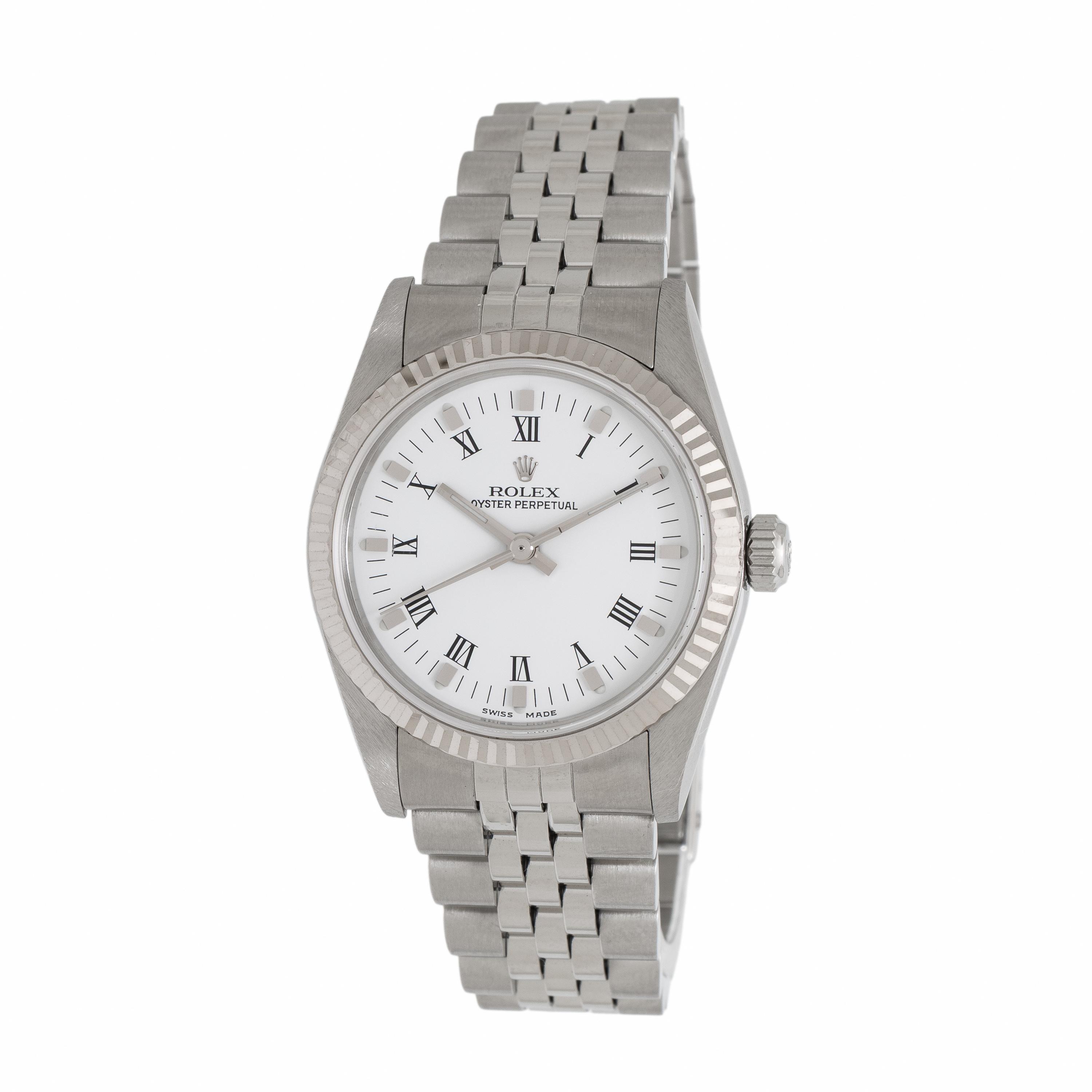 Rolex, Ref. 77014, Stainless Steel 'Oyster Perpetual' Watch, with Box & Papers