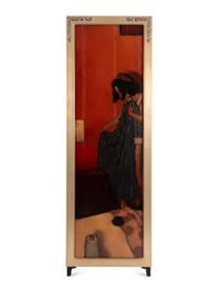 Joseph Lorusso (American, b. 1966) — Getting Fitted (Three-Panel Screen)