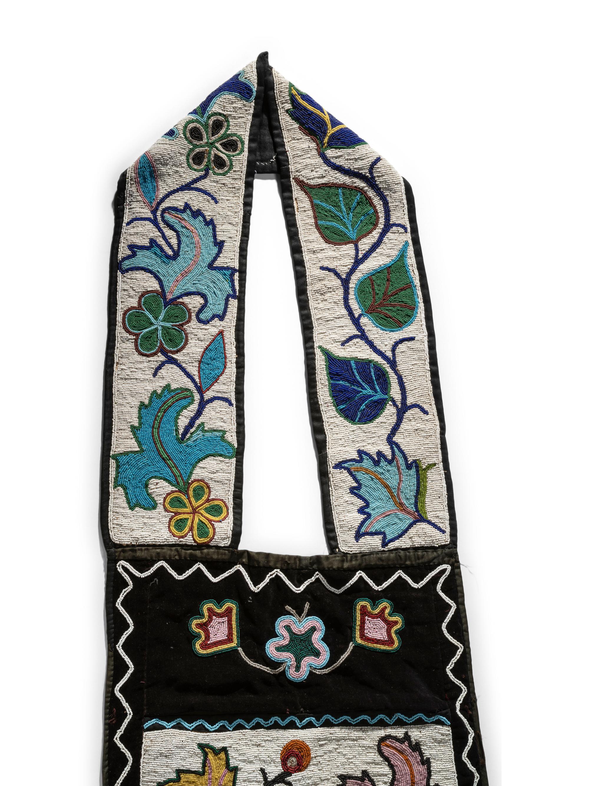 Anishinaabe Beaded Bandolier Bag