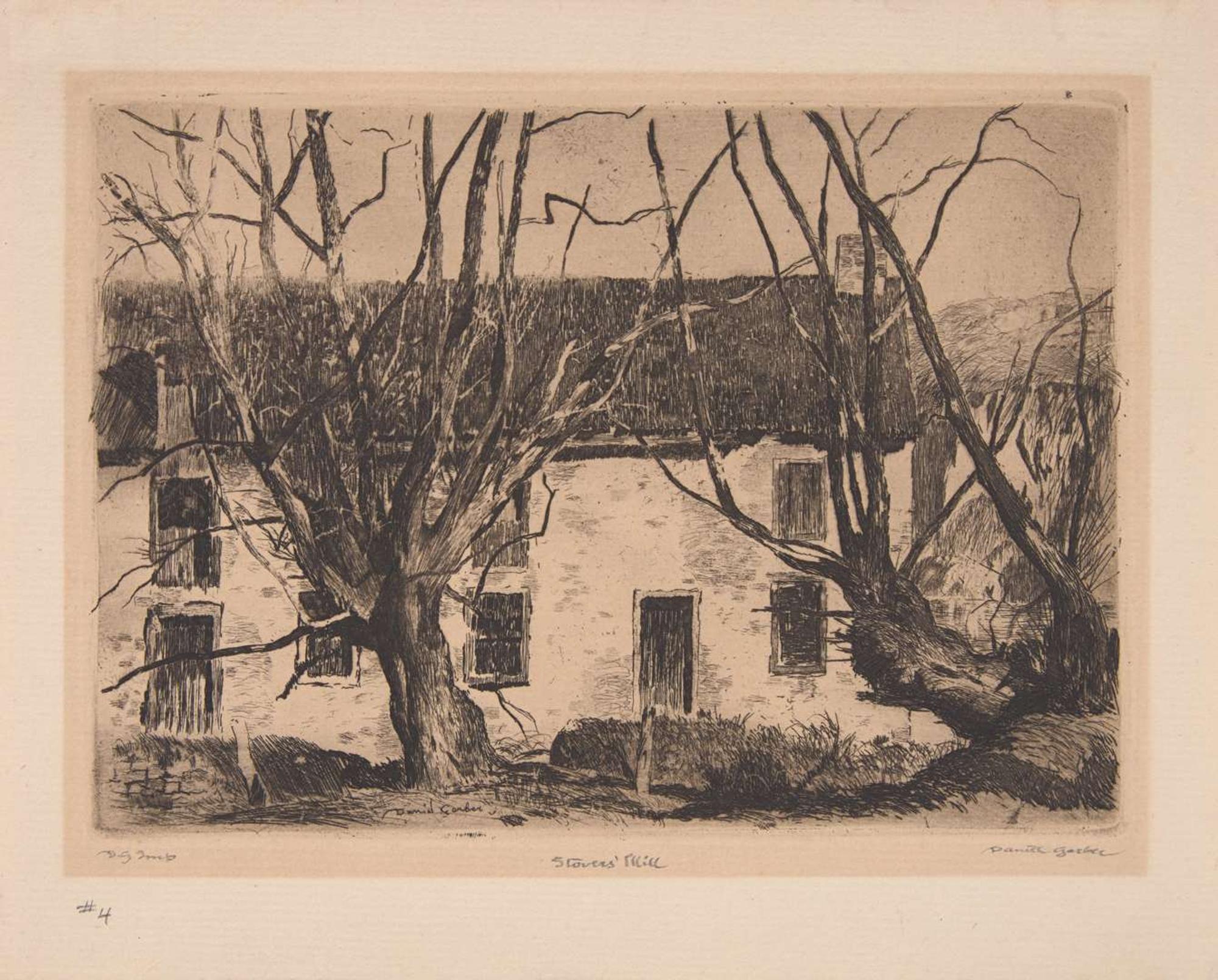 Daniel Garber (American, 1880-1958) - Stover’s Mill