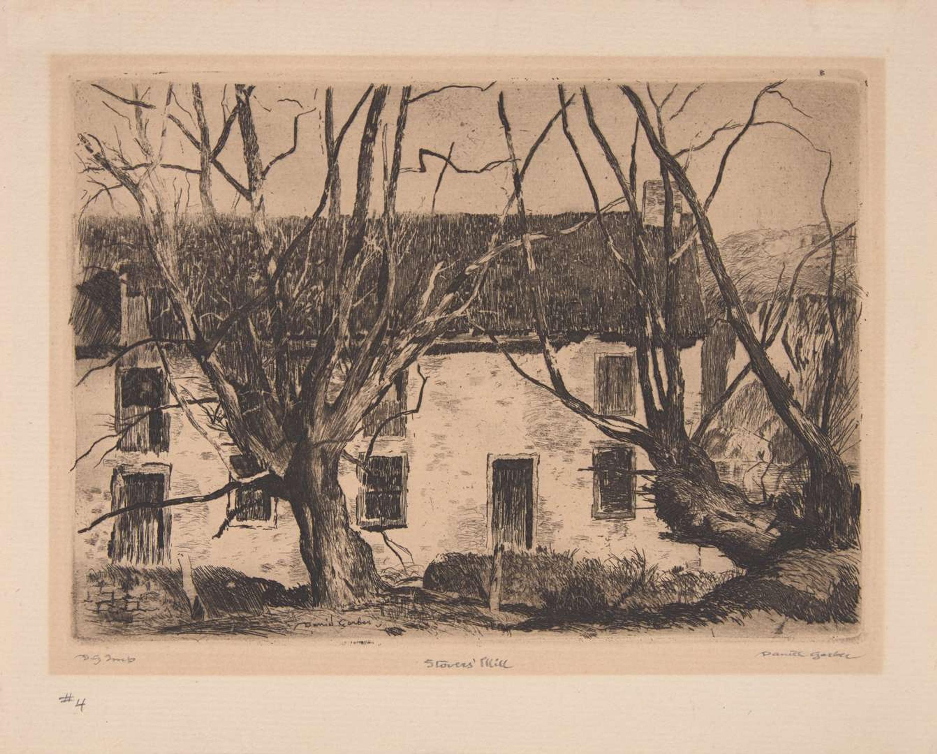 Daniel Garber (American, 1880-1958) - Stover’s Mill