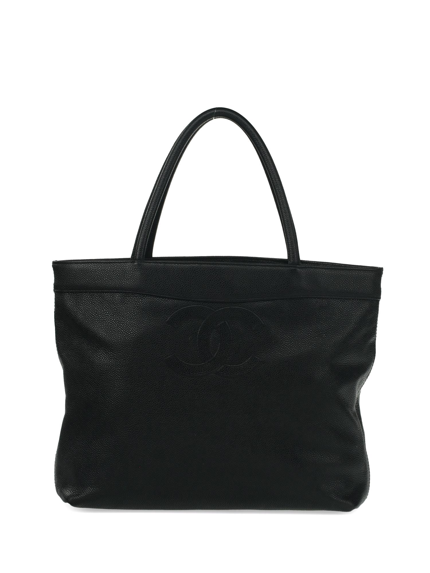Chanel Tote in Black Caviar Leather
