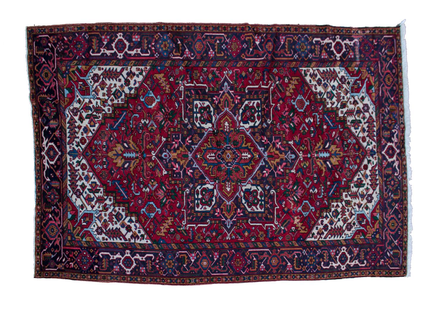 A Heriz Wool Rug 7 feet 5 inches x 10 feet 10 inches. — IRAN
