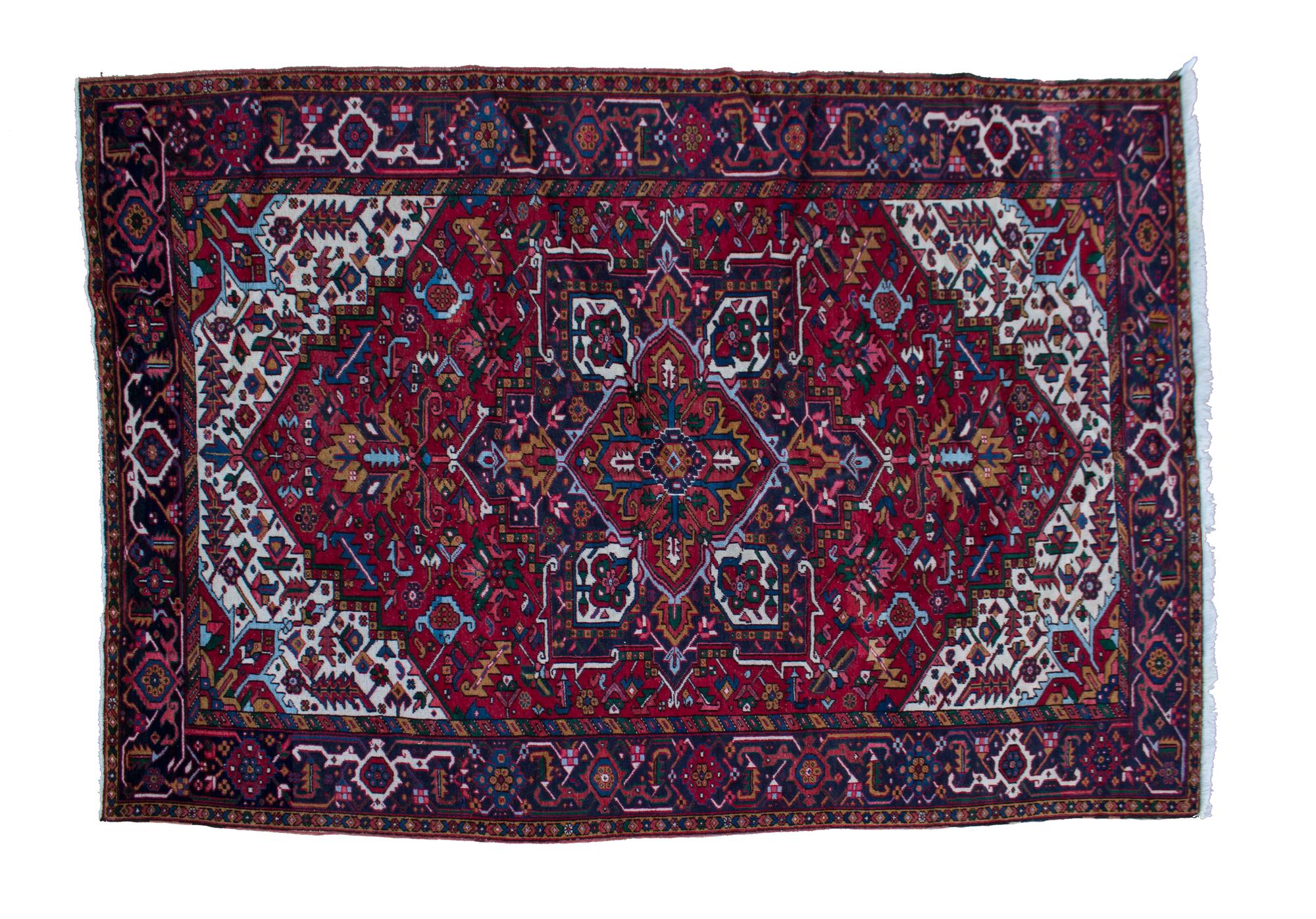 A Heriz Wool Rug 7 feet 5 inches x 10 feet 10 inches. — IRAN