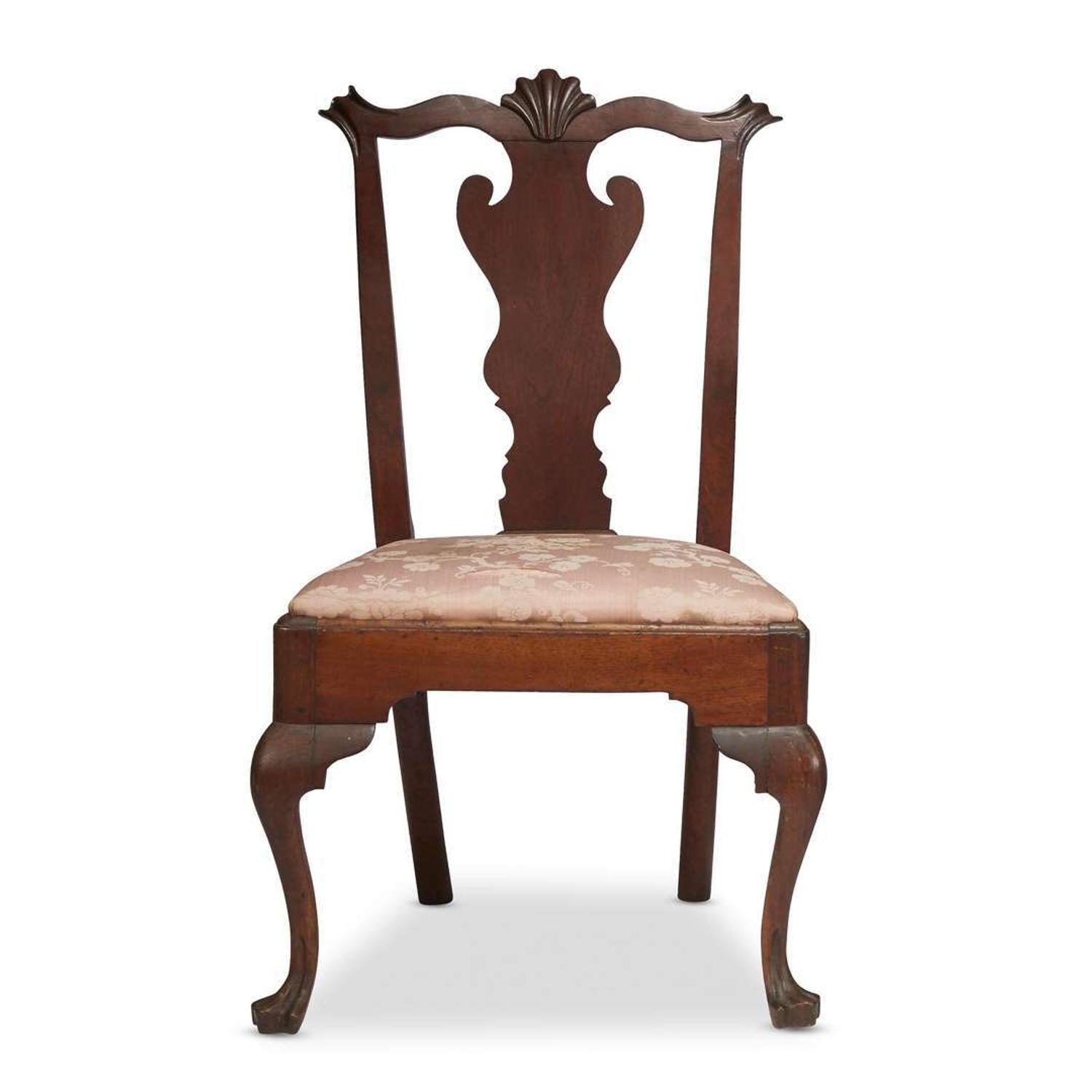 Queen Anne walnut side chair Philadelphia, PA, circa 1760