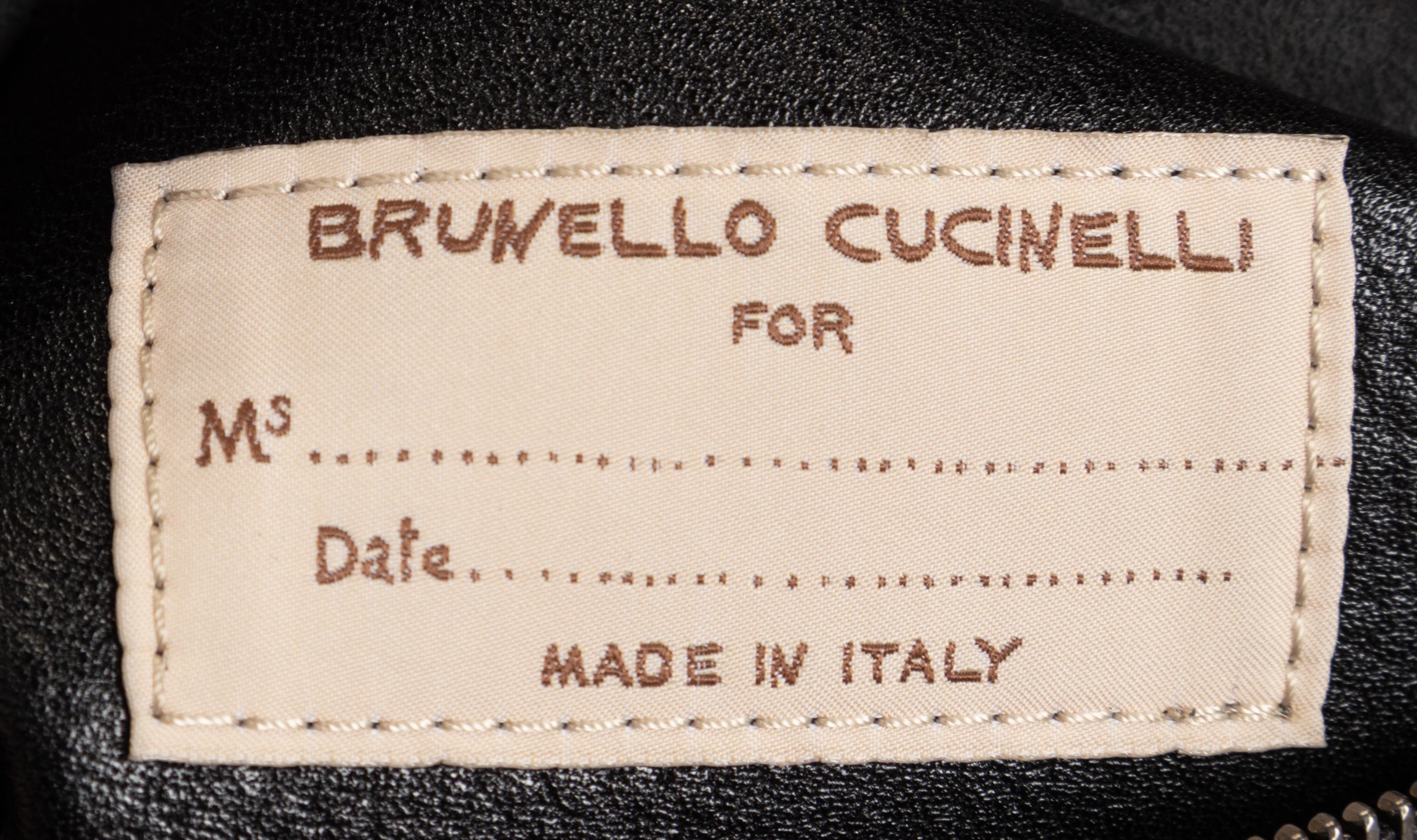 Four Designer Hand Bags: Two Brunello Cucinelli, One Cape Cobra, One Bottega Veneta