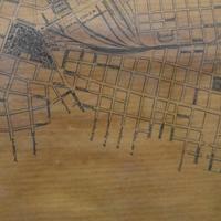 A General Plan of the Port of Buenos Aires 61.5" W x 1" D x 22.5" H — Argentina, Mid-20th Century