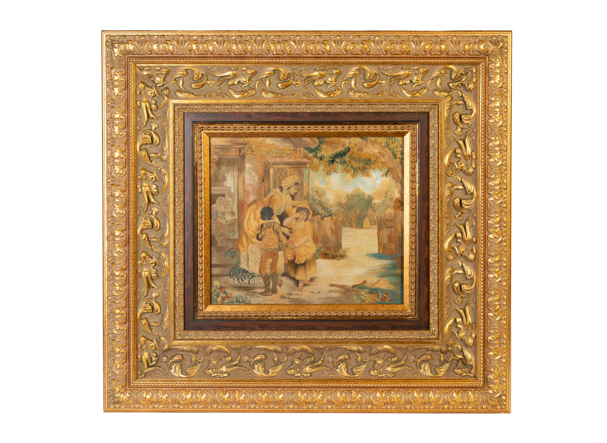 A Pair of Continental Needlework Pictures