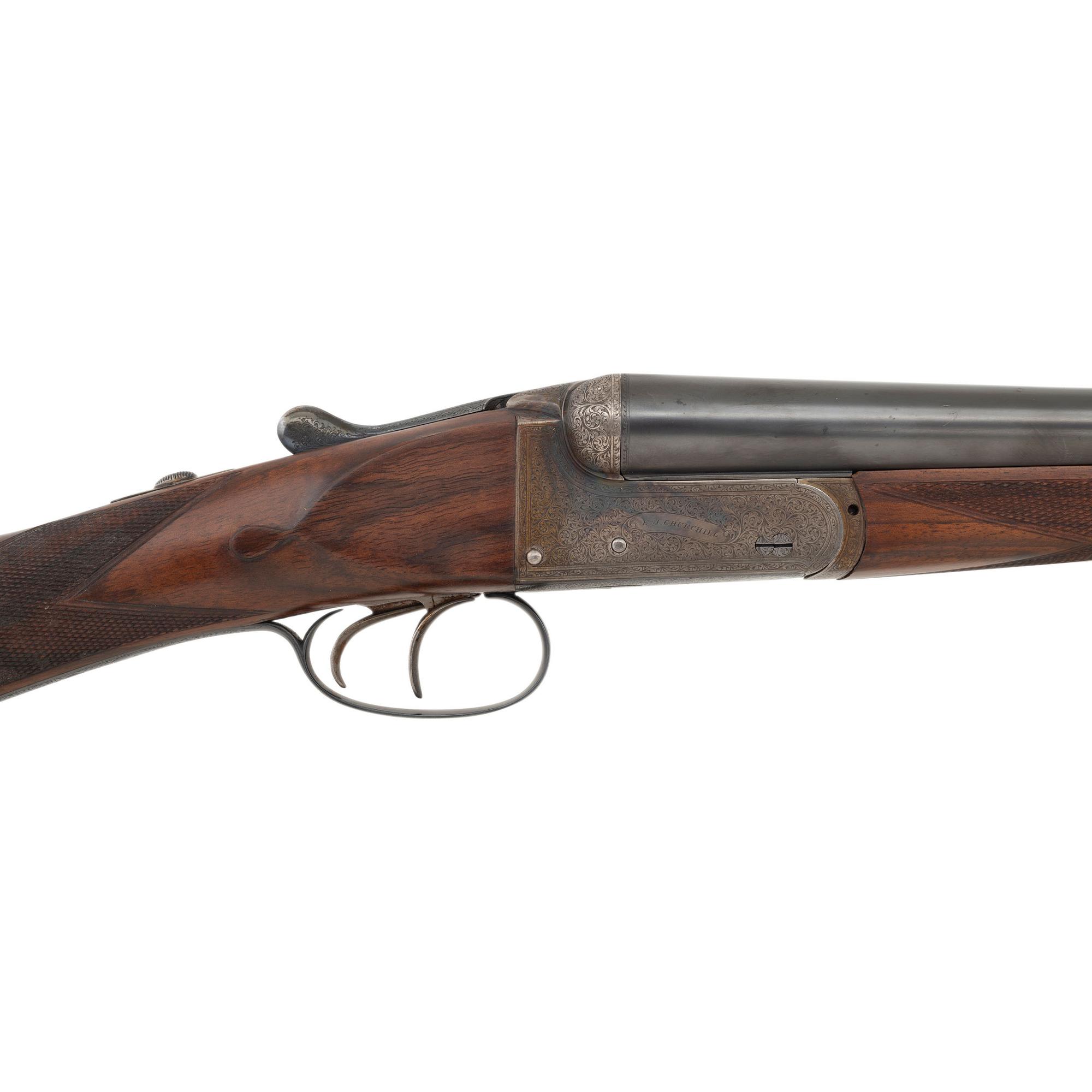 ** E.J. Churchill Hercules Model XXV-Grade 20 Gauge Shotgun with Travel Case and Accessories