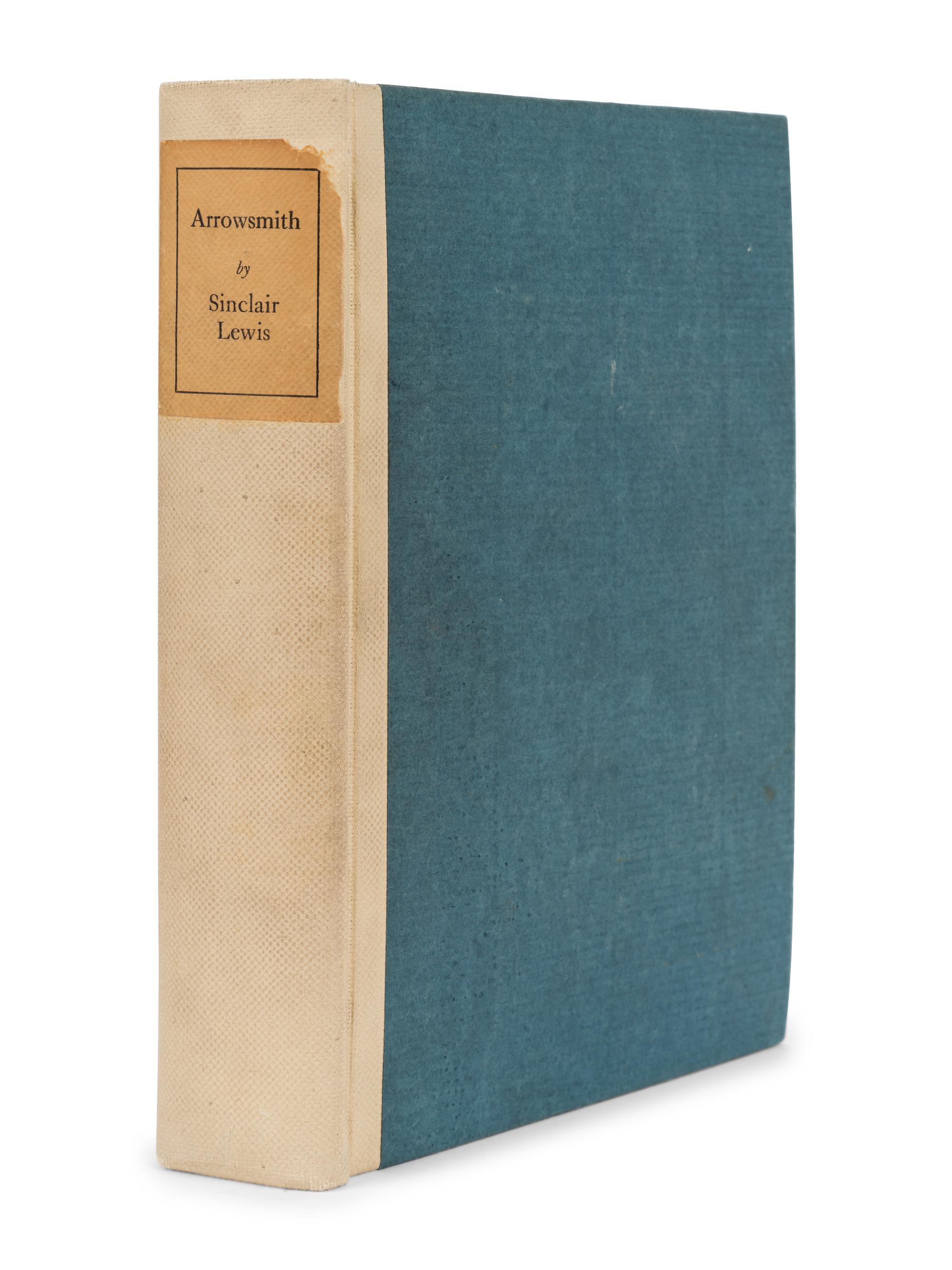 LEWIS, Sinclair (1885-1951). Arrowsmith. New York: Harcourt, Brace, and Company, 1925.