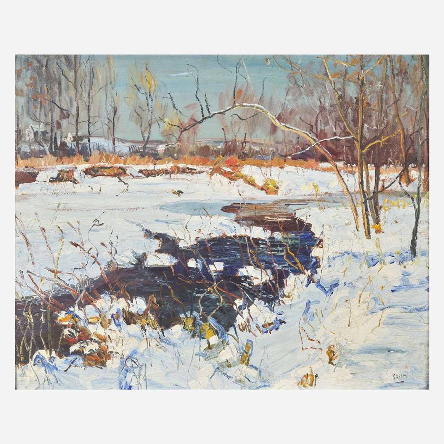 Walter Emerson Baum (American, 1884–1956) Snowed Creek