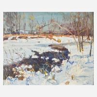 Walter Emerson Baum (American, 1884–1956) Snowed Creek