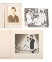 [WORLD WAR II]. Archive of photographs, documents, and ephemera identified to Lieut. Cmdr. Hurst.