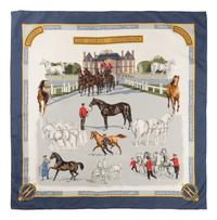 Three Hermès 90cm Silk Scarves