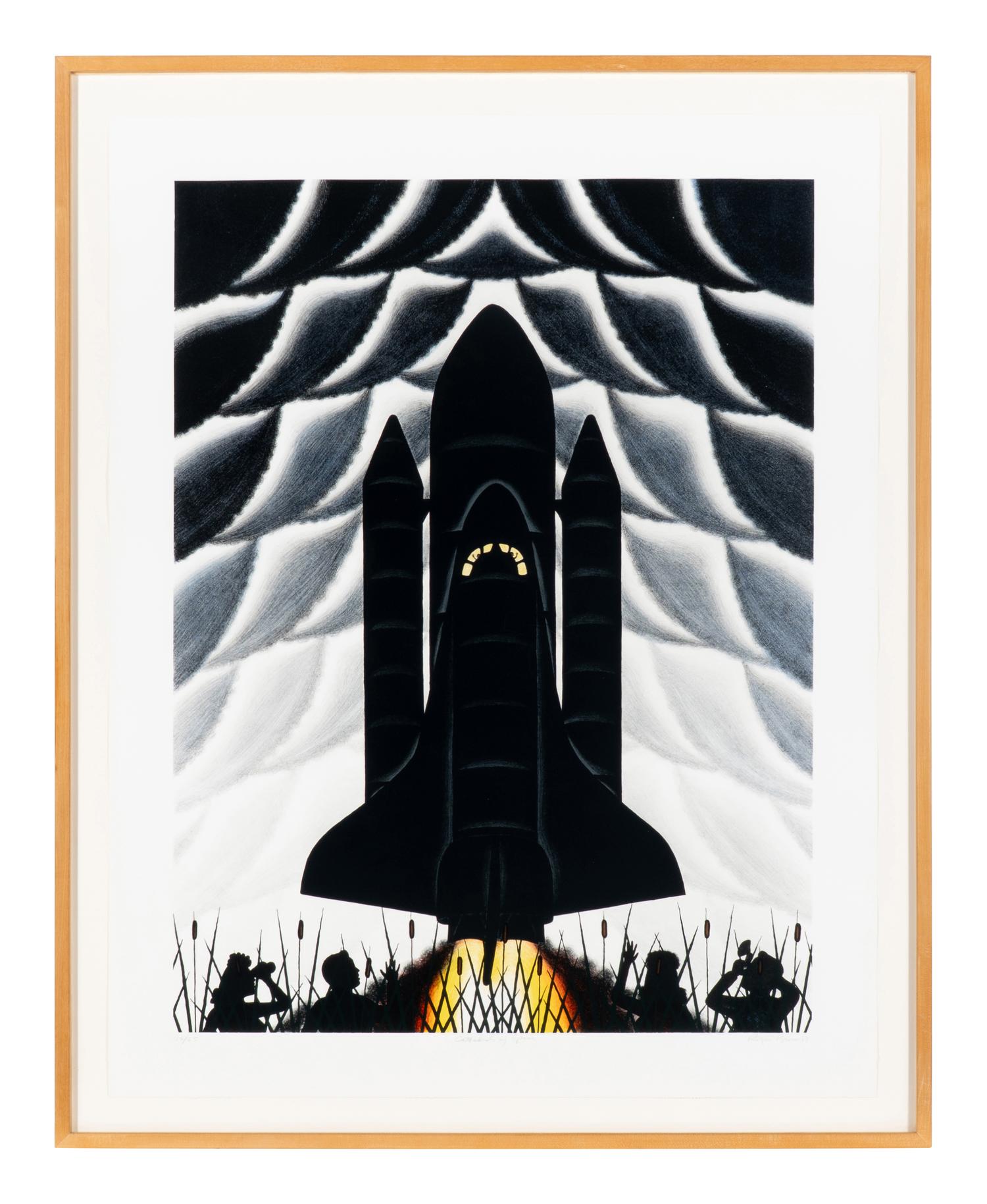 Roger Brown (American, 1941-1997) — Cathedrals of Space , 1983