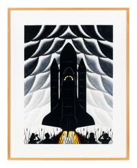 Roger Brown (American, 1941-1997) — Cathedrals of Space , 1983