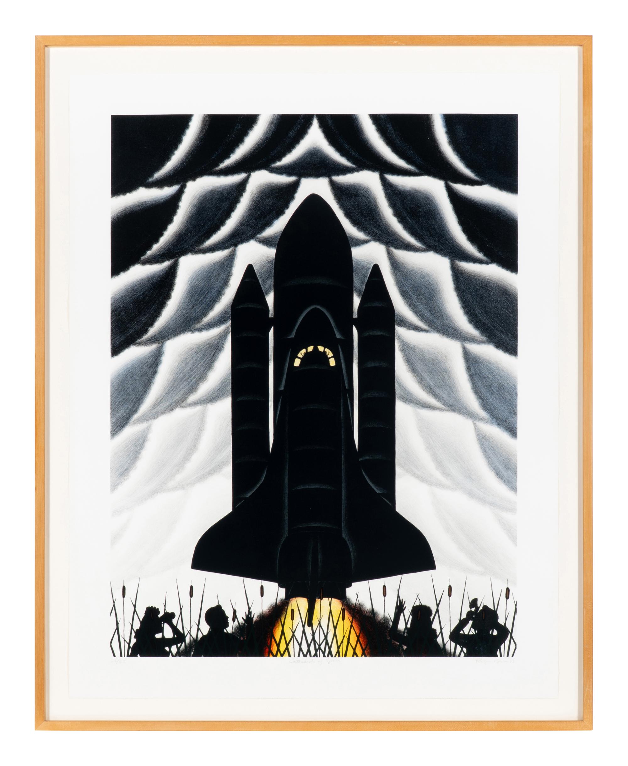 Roger Brown (American, 1941-1997) — Cathedrals of Space , 1983