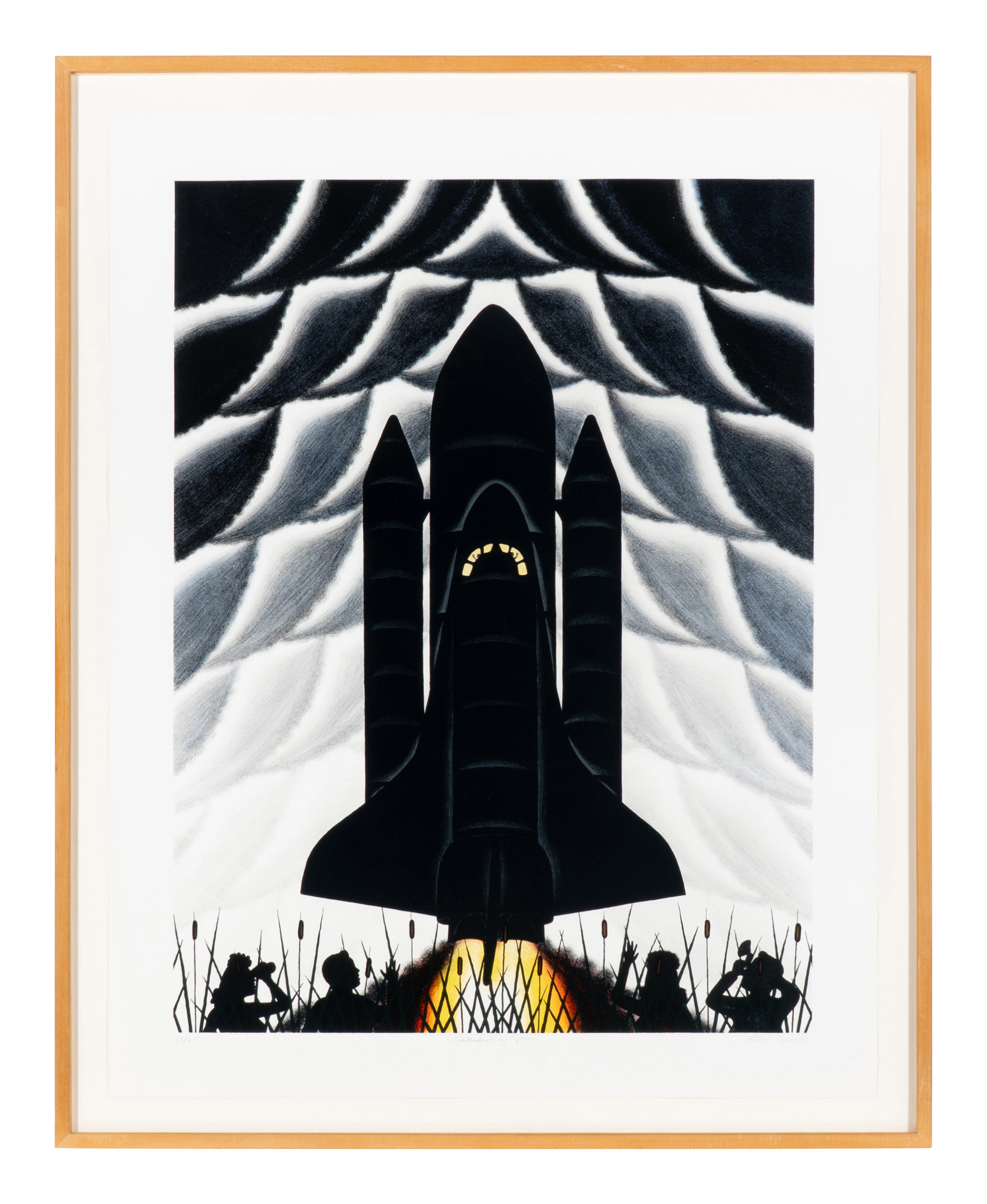 Roger Brown (American, 1941-1997) — Cathedrals of Space , 1983