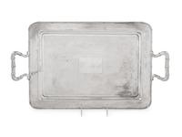 A Chinese Export Silver Platter