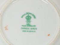 A Royal Crown Derby Chinese Birds Porcelain Dessert Service