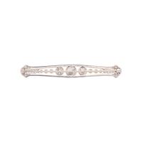 ART DECO, PLATINUM AND DIAMOND BAR BROOCH