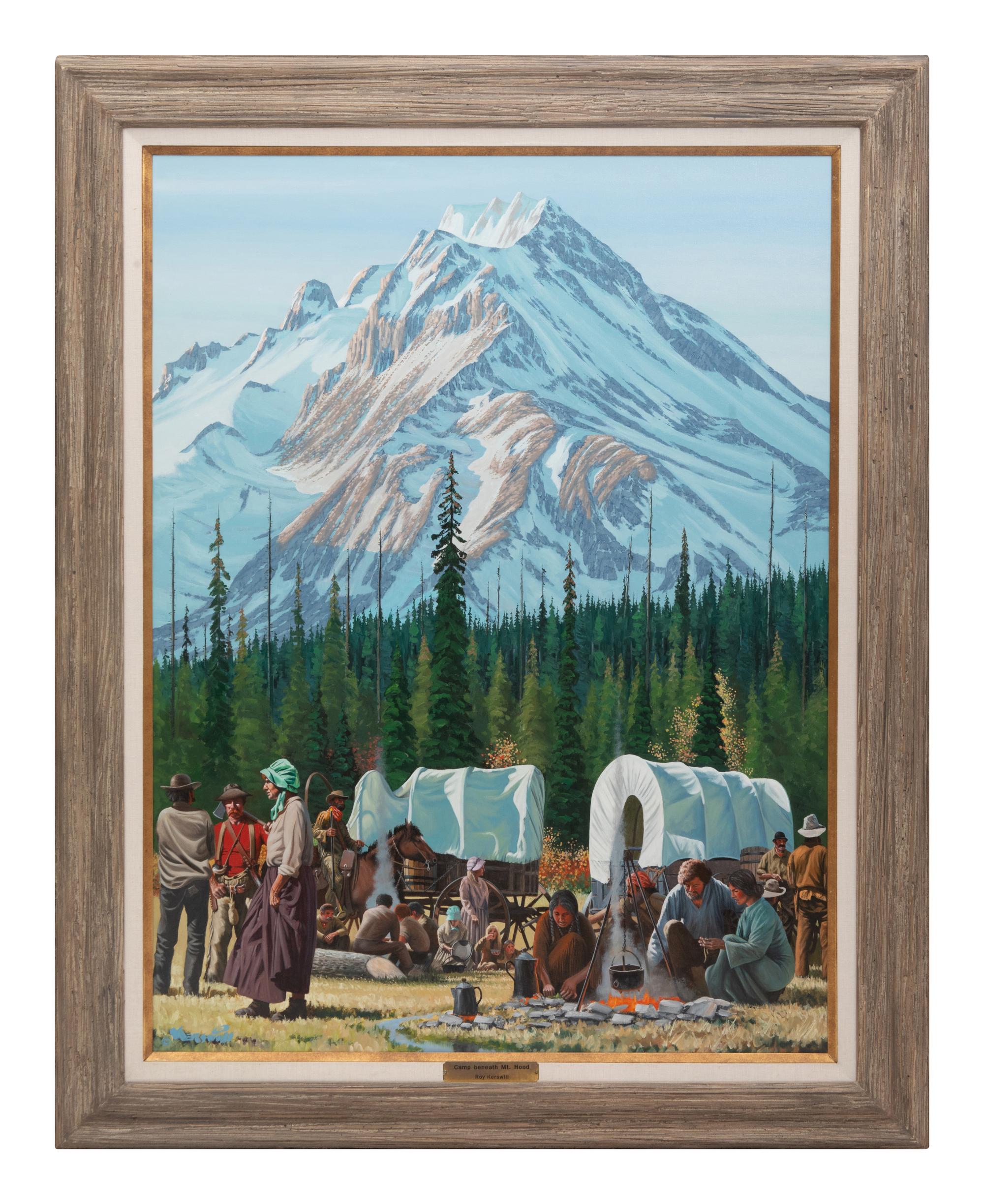 Camp Beneath Mt. Hood