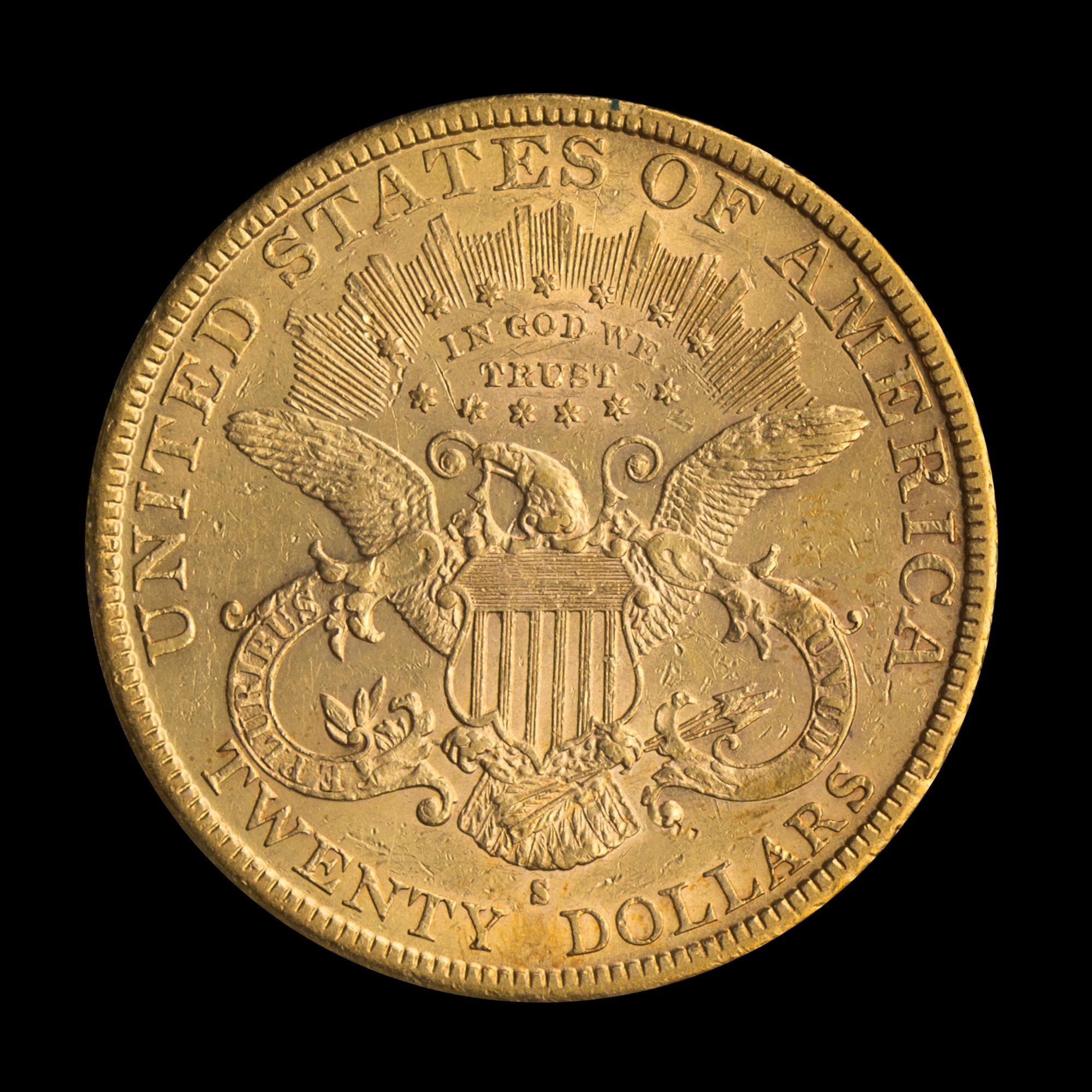 A United States 1883-S Liberty Head $20 Gold Coin