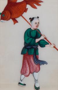 A Set of Twelve Chinese Export Pith Paintings — 19TH/20TH CENTURY