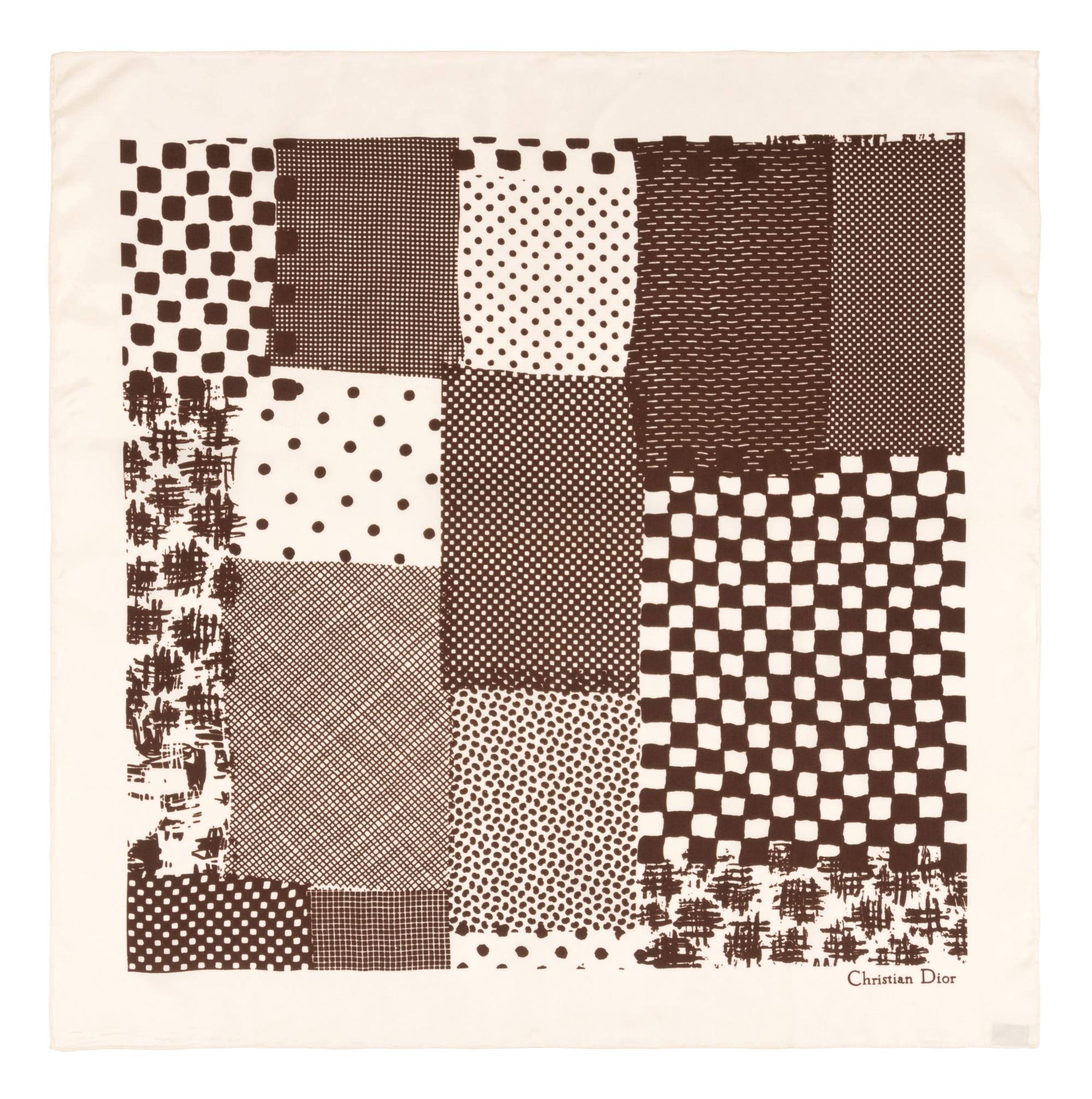 Collection of Seven Designer Silk Scarves, 1970-90s