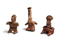 Seven Nayarit Terracotta Figures