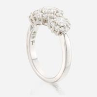 A diamond and white gold ring, Hearts on Fire