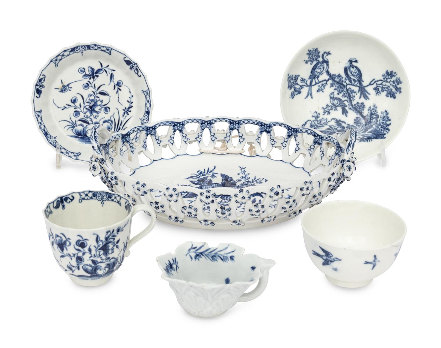 A Collection of Worcester Porcelain Articles