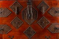 A Spanish Baroque Walnut Vargueño on Stand
