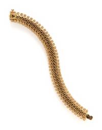 ANDRE VASSORT FOR GÉRARD, SAPPHIRE AND DIAMOND BRACELET