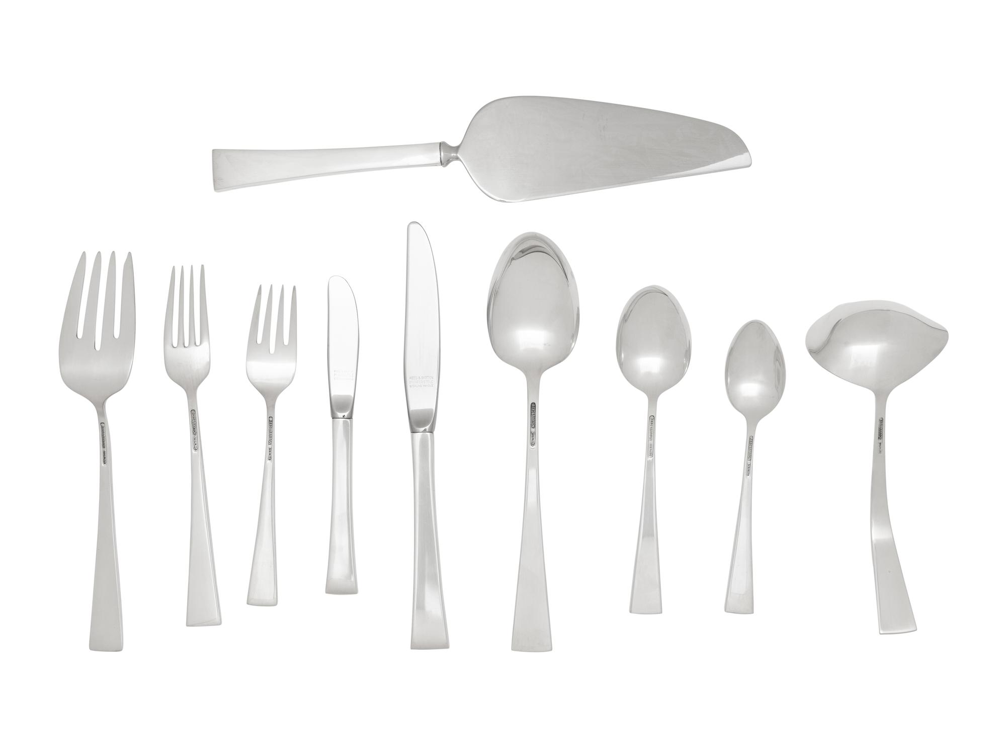An American Silver Flatware Service