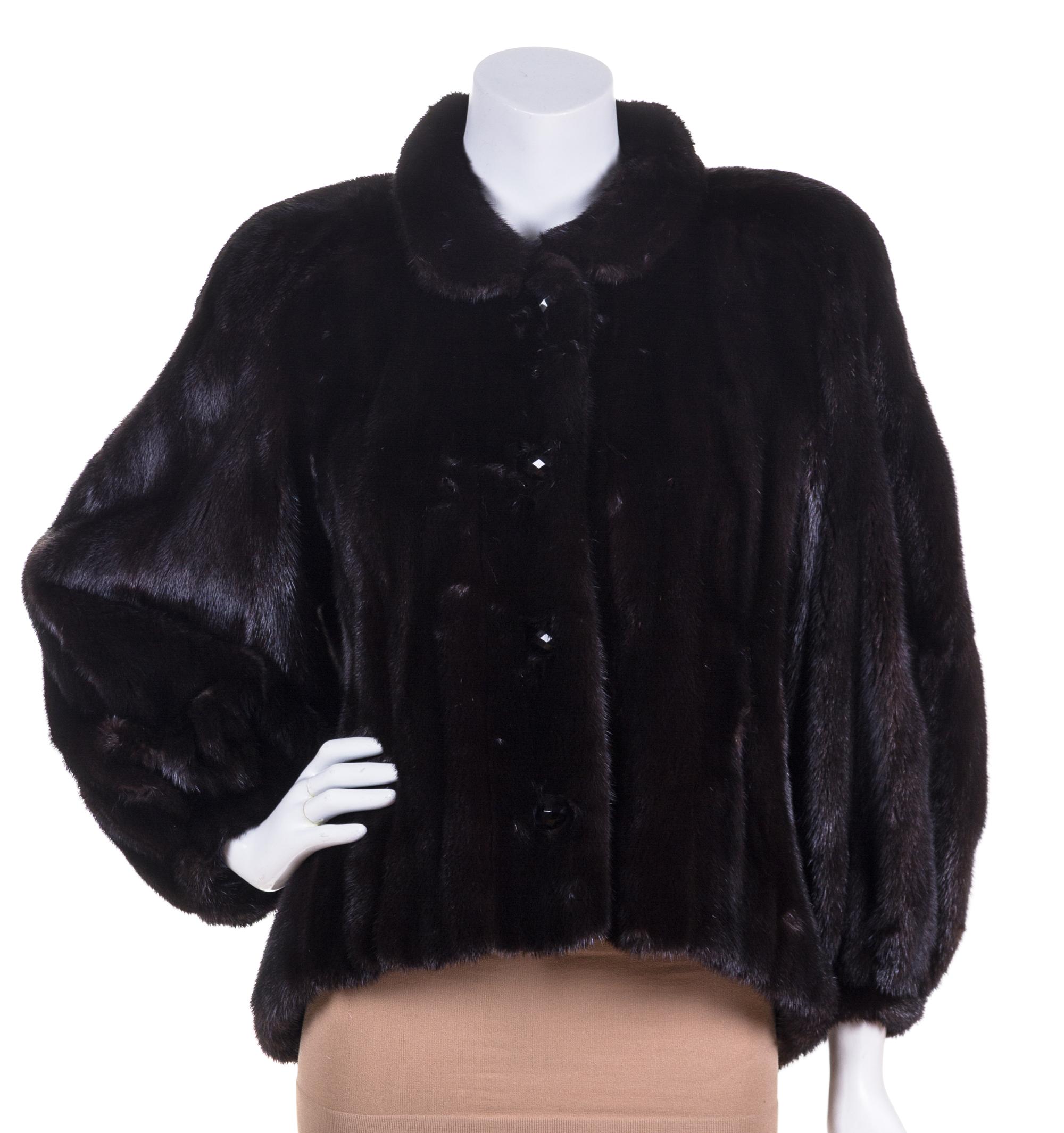 A Givenchy Brown Mink Jacket,